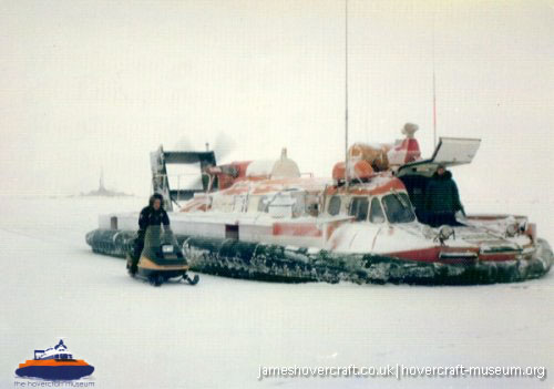 SRN6 with the Canadian Coastguard -  (credit: The <a href='http://www.hovercraft-museum.org/' target='_blank'>Hovercraft Museum Trust</a>).